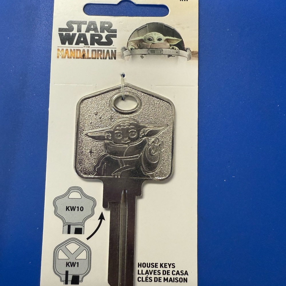Star Wars Mandalorian Silver House Key